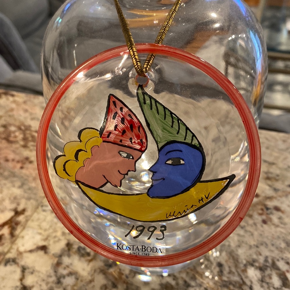 Kosta Boda 1993 Christmas Ornament